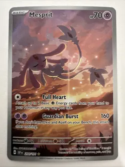 2024 Pokemon Mesprit 204/191 Surging Sparks “Illustration Rare” NM/M - TCCCX - Image 1