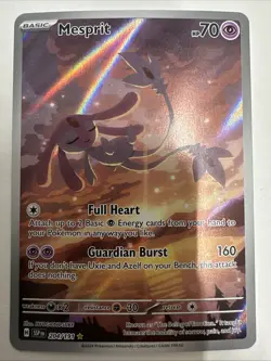 2024 Pokemon Mesprit 204/191 Surging Sparks “Illustration Rare” NM/M - TCCCX - Image 2
