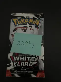 Very Heavy! 22.92g Pokemon TCG SV10.5 White Flare Booster Pack Sealed! - Image 3