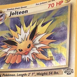 Jolteon 4/64 Holo Rare - Jungle - First Edition - Pokemon WOTC - Image 2