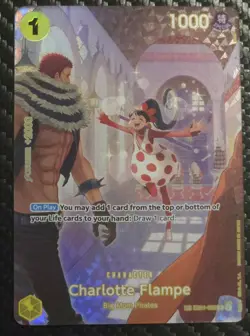 Charlotte Flampe EB01-056 Rare Foil One Piece TCG Memorial Collection - Image 1