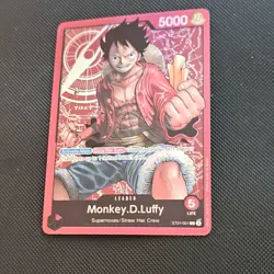 Bandai One Piece CCG Monkey.D.Luffy Leader ST01-001 Starter Deck 1 Foil 5000 En. - Image 1
