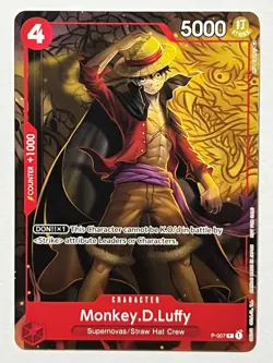 Monkey.D.Luffy P-007 PROMO Tournament Pack Vol. 1 One Piece English - Image 1
