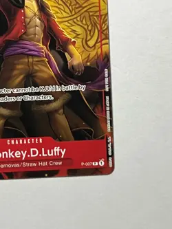 Monkey.D.Luffy P-007 PROMO Tournament Pack Vol. 1 One Piece English - Image 5