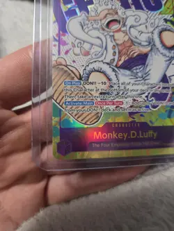 Monkey D. Luffy OP05-119 English Awakening Alt Art Foil Secret Rare - Image 4