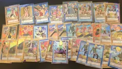 One Piece TCG Vintage Japanese Holo Lot Of 33 BANDAI RARE First Stage And Other - Image 1