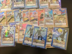 One Piece TCG Vintage Japanese Holo Lot Of 33 BANDAI RARE First Stage And Other - Image 4