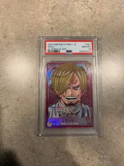 PSA 10 One Piece Sanji Leader Alt Art PRB01-001 Premium Booster Japanese - Image 1