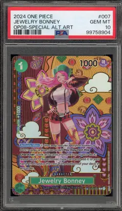 One Piece CCG Jewelry Bonney Special Alternate Art ST02-007 PSA 10 Gem Mint - Image 1