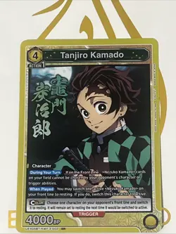 Tanjiro Kamada Union Arena Super Rare Demon Slayer Vol 2 Tcg Set - Image 1