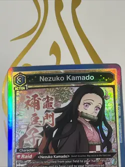 Union Arena Demon Slayer Vol 2 Nezuko Kamado UEX05BT/KMY-3-021 Super Rare SR NM - Image 3