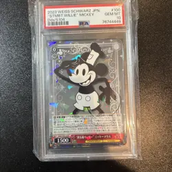 Mickey - Steamboat Willie Holo #100 Weiss Schwarz Disney 100 PSA 10 GEM MT - Image 1