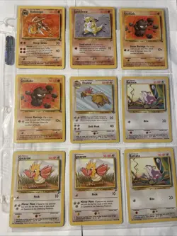 Pokemon Old Card Lot Of 9 Cards VintageU You Get All In Pictures Idk If RareU 2 - Image 1