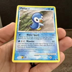 Piplup 16/17 POP Series 9 Pokemon Card Promo Non-Holo 2 - Image 5