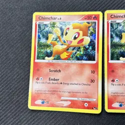Chimchar 14/17 POP Series 6 2007 Holo Promo Pokemon Card MP 2 - Image 2