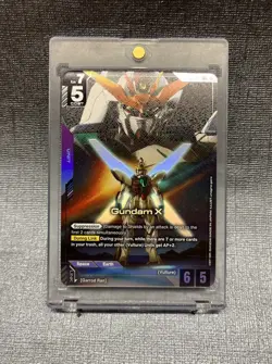 Gundam X (LR+) GD02-053 - Gundam TCG Card Game - Dual Impact ALT ART FOIL - Image 1