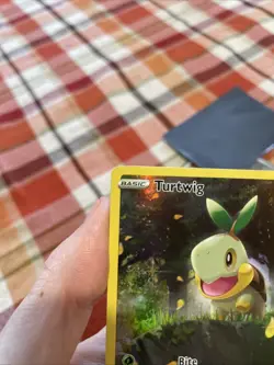 Crown Zenith Turtwig Galarian Gallery Ultra Rare Full Art Holo Card #GG31/GG70 - Image 2