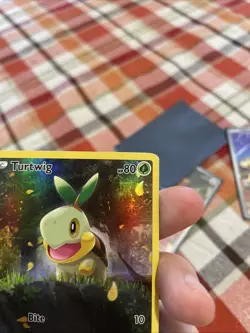 Crown Zenith Turtwig Galarian Gallery Ultra Rare Full Art Holo Card #GG31/GG70 - Image 3