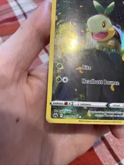 Crown Zenith Turtwig Galarian Gallery Ultra Rare Full Art Holo Card #GG31/GG70 - Image 4