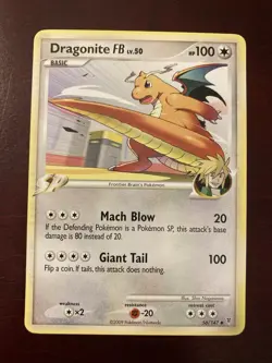 Dragonite FB 56/147 SP Supreme Victors Regular Non-Holo 2009 Pokemon TCG Card NM - Image 1