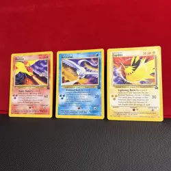 Pokemon Cards Black Star Promo Legendary Birds Articuno Zapdos Moltres 21 22 23 - Image 1