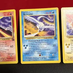 Pokemon Cards Black Star Promo Legendary Birds Articuno Zapdos Moltres 21 22 23 - Image 3
