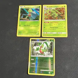Treecko xy36 Grovyle 39/99 Sceptile 10a/168 Reverse & Holo Pokemon Card Mix 3 - Image 1