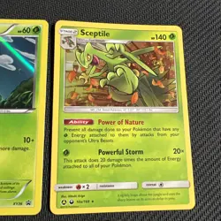 Treecko xy36 Grovyle 39/99 Sceptile 10a/168 Reverse & Holo Pokemon Card Mix 3 - Image 3