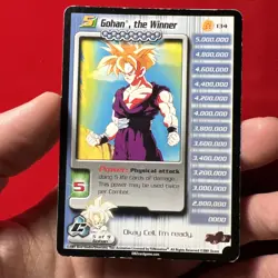 DBZ Dragon Ball Z Gohan, the Winner 134 CCG Unlimited Cell Saga NF Card - Image 1