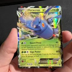 Heracross EX 4/111 Ultra Rare Furious Fists Pokemon Card - Image 1