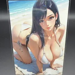 Tifa Lockhart Anime Waifu Card Doujin ACG Goddess Holo - Image 1