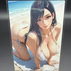 Tifa Lockhart Anime Waifu Card Doujin ACG Goddess Holo - Image 2