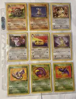 Pokemon Old Card Lot Of 9 Cards VintageU You Get All In Pictures Idk If RareU 1 - Image 1