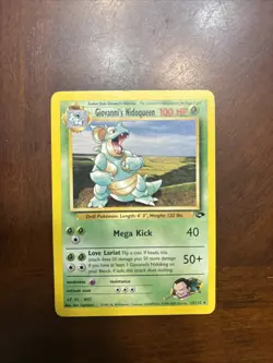 Pokemon TCG Giovanni's Nidoqueen Gym Challenge 23, Regular Card - Image 1