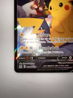 Pokemon TCG Pikachu v TG16/TG30 Lost Origin 2022 Full Art Holo Ultra Rare Card - Image 5