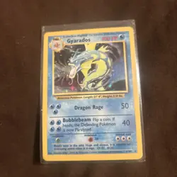Pokemon Gyarados Holo Rare TCG Card Base Set 6/102 Near Mint - Image 1