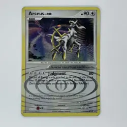 ARCEUS 2009 POKEMON CARD LV 100 HOLO DIAMOND PEARL PROMO DP50 LP/NM - Image 1