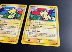 Pokemon TCG Pop Series 3 Minun Plusle Holo Lot Rare 2 Cards 2006 4/17 5/17 VTG - Image 3