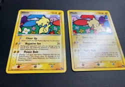 Pokemon TCG Pop Series 3 Minun Plusle Holo Lot Rare 2 Cards 2006 4/17 5/17 VTG - Image 5
