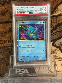 Horsea - (Cosmos Holo) 010/064 Miscellaneous Cards & Products Holo PSA 10 - Image 1