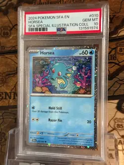 Horsea - (Cosmos Holo) 010/064 Miscellaneous Cards & Products Holo PSA 10 - Image 2