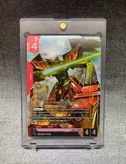 Bandai Gundam Virsago NRX-0013 GD02-037 LR Gundam War Unit Card - Image 1