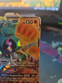 Pokemon Marshadow GX TCG Burning Shadows Holo Ultra Rare Card 80/147 LP - Image 3