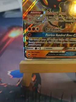 Pokemon Marshadow GX TCG Burning Shadows Holo Ultra Rare Card 80/147 LP - Image 5