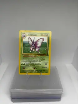 Pokemon TCG Venomoth Jungle Card 29/64 Unlimited Rare WOTC 1999 - Image 1