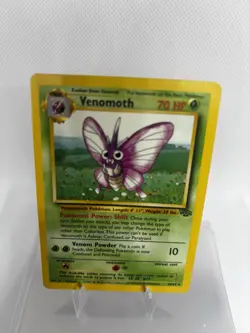 Pokemon TCG Venomoth Jungle Card 29/64 Unlimited Rare WOTC 1999 - Image 2