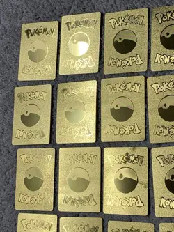 Set of 105 Charizard,Charmander,Pikachu,Mewtwo,More Gold Foil Fan Art Card MP-LP - Image 5