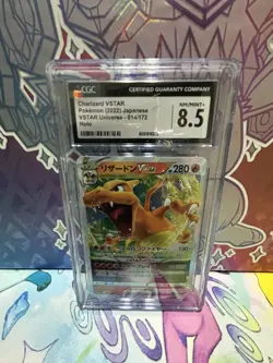 Charizard VSTAR 014/172 VSTAR Universe Japanese Pokemon Card CGC 8.5 - Image 1