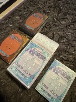 Magic The Gathering 1994 Deckmaster & Ice Age Lot Of 49 Cards Manuals - Image 1