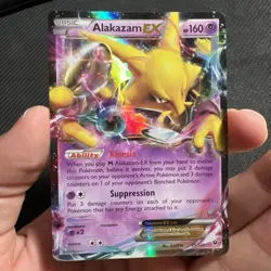 Alakazam EX 25/124 Ultra Rare XY Fates Collide Holo Pokemon Card - Image 1